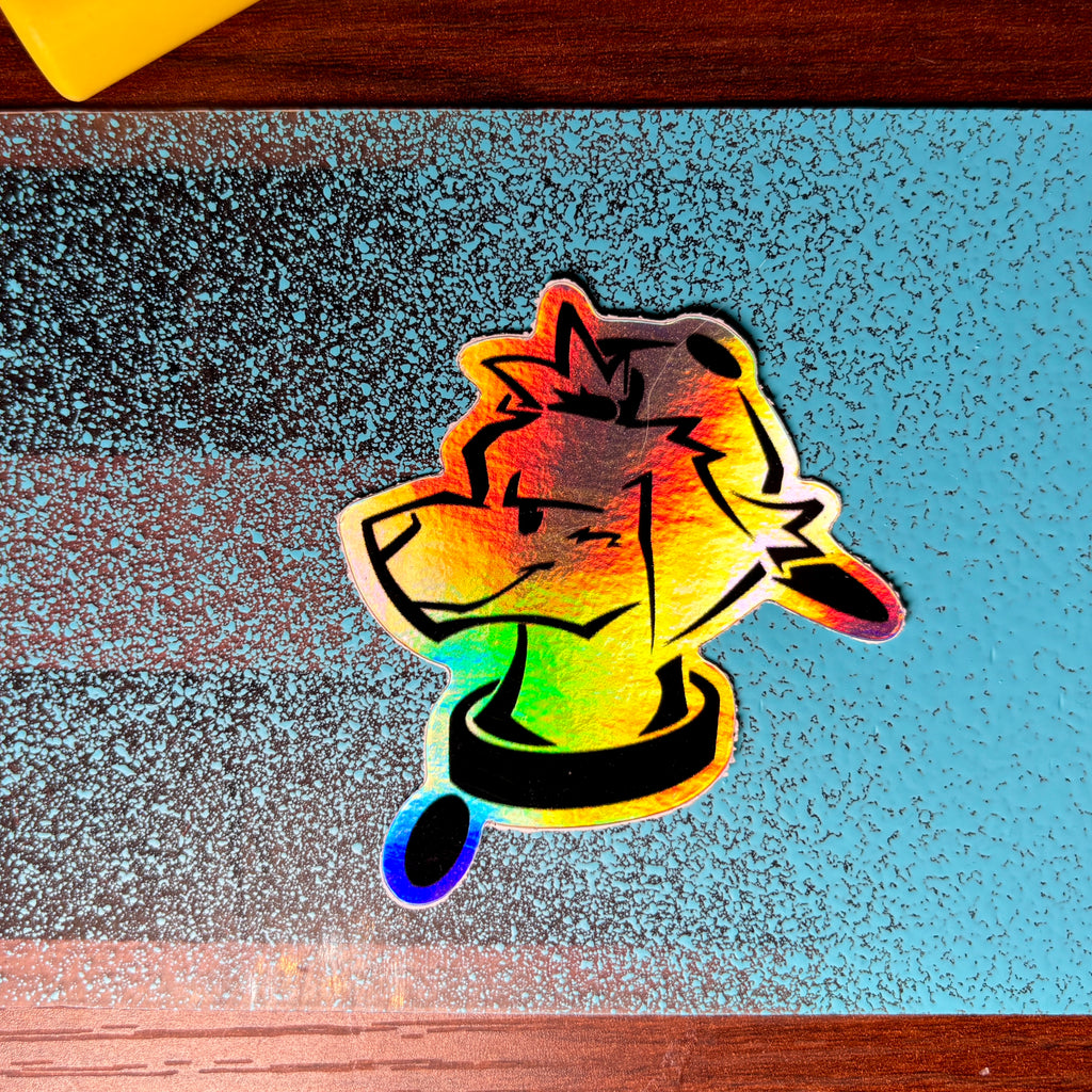GoodBoi Holographic - SHINY Vinyl Sticker