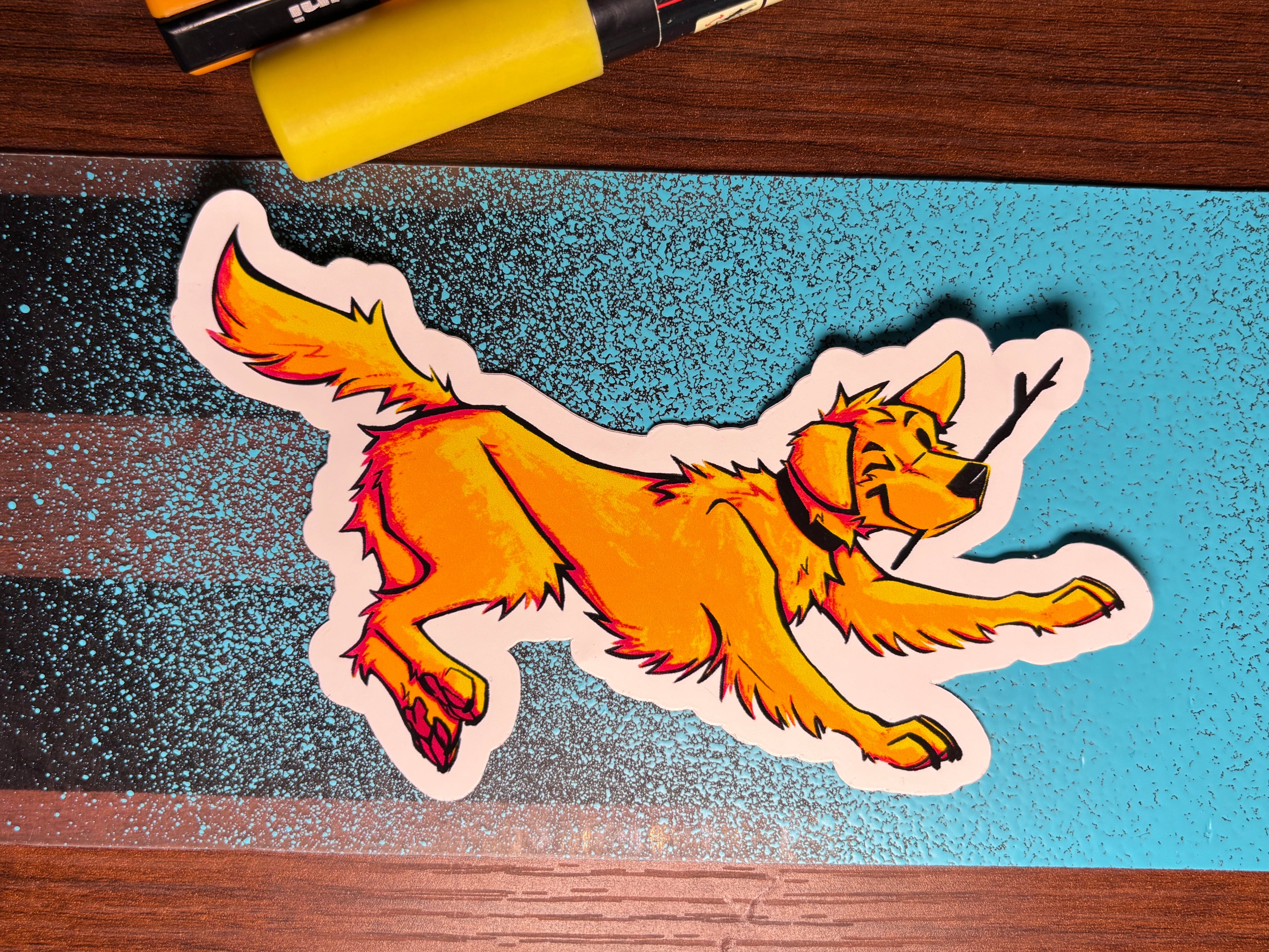 Stick! -Large Vinyl Sticker