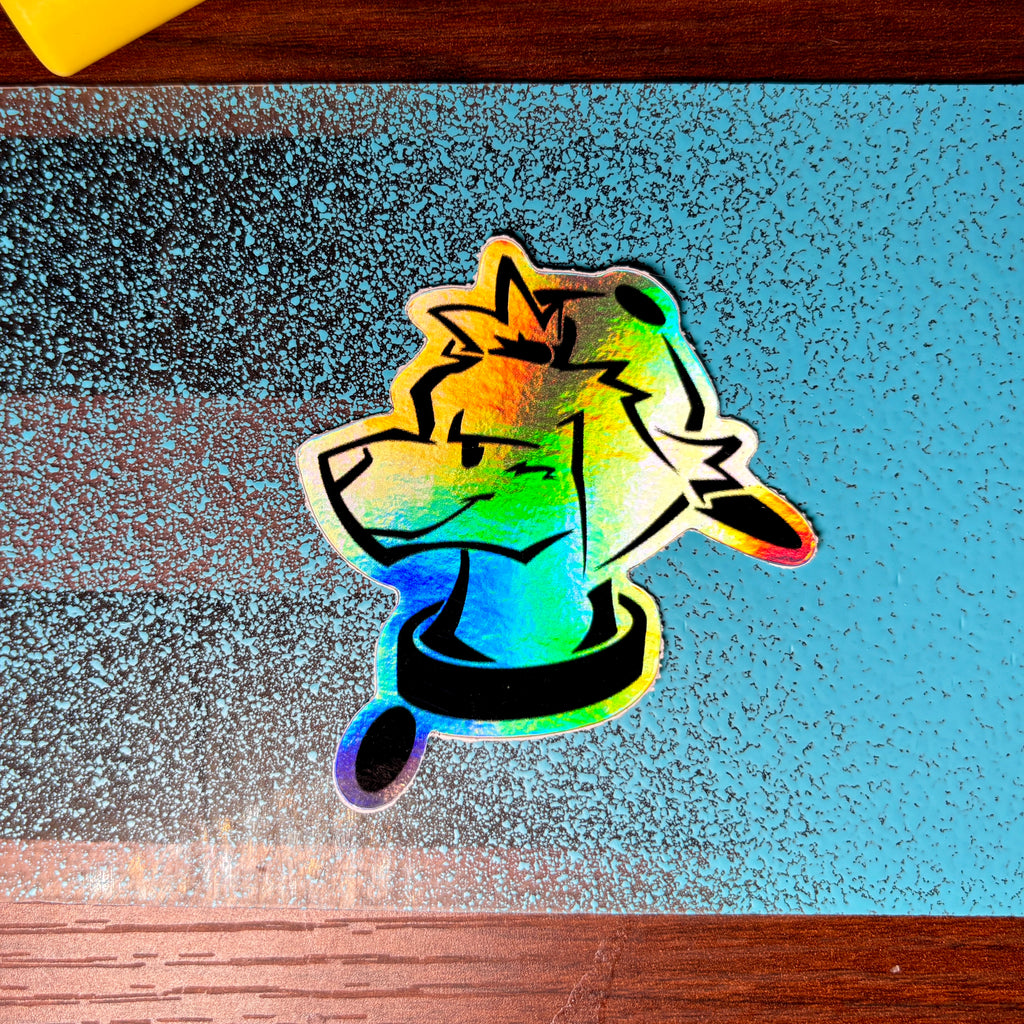 GoodBoi Holographic - SHINY Vinyl Sticker